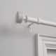 The Gray Barn Dreamweaver 1-inch Curtain Rod and Finial Set - 36"-72" - Distressed White