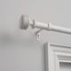 preview thumbnail 1 of 17, The Gray Barn Dreamweaver 1-inch Curtain Rod and Finial Set 36"-72" - Distressed White