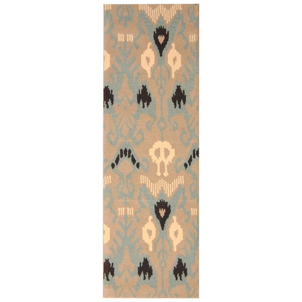 Handmade Mahi Tabriz Wool Rug (India) - 6'7 x 9'7