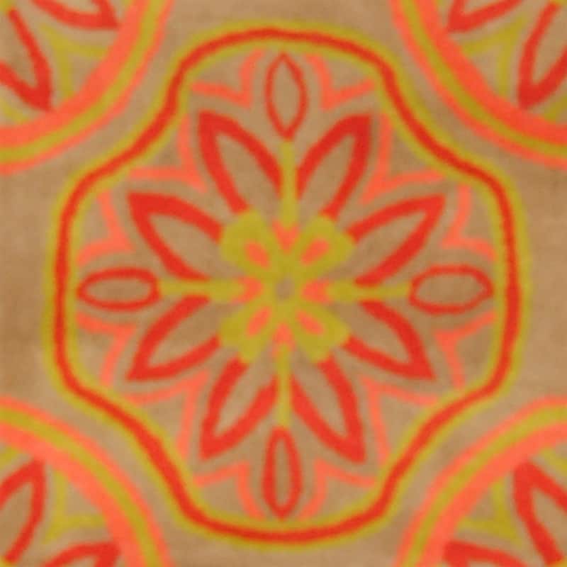 Handmade Tibetan Wool Rug (India) - 2'4 x 9'