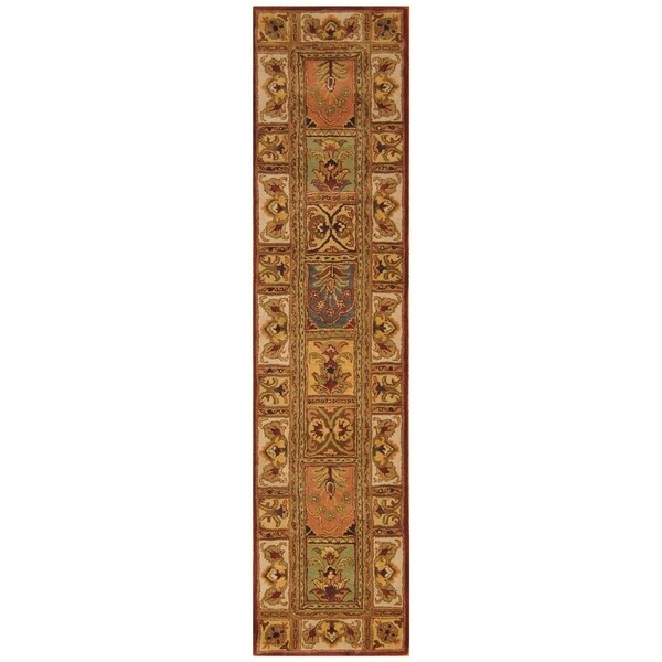 Handmade Tabriz Wool Rug (Iran) - 2'4 x 10'