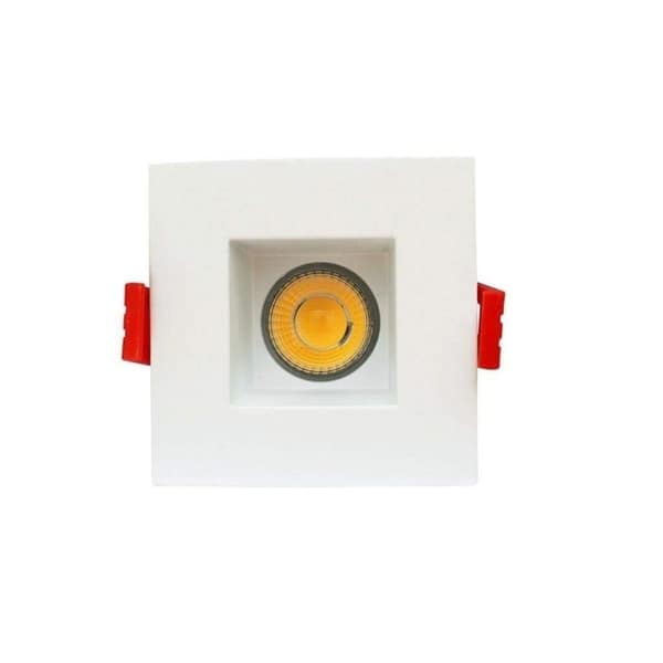 slide 2 of 3, Goodlite 2 Inch Led Square Luminaire 8w 575 Lumens (60W Eqv) with Junction Box, IC-Rated, Energy Star Dimmable (3 Pack)