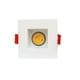 preview thumbnail 1 of 1, Goodlite 2 Inch Led Square Luminaire 8w 575 Lumens (60W Eqv) with Junction Box, IC-Rated, Energy Star Dimmable (3 Pack)