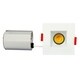 preview thumbnail 2 of 1, Goodlite 2 Inch Led Square Luminaire 8w 575 Lumens (60W Eqv) with Junction Box, IC-Rated, Energy Star Dimmable (3 Pack)