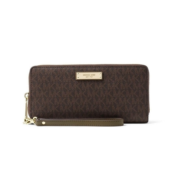 michael kors jet set travel wristlet wallet