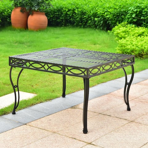 Buy Black, Metal Outdoor Coffee & Side Tables Online at Overstock | Our