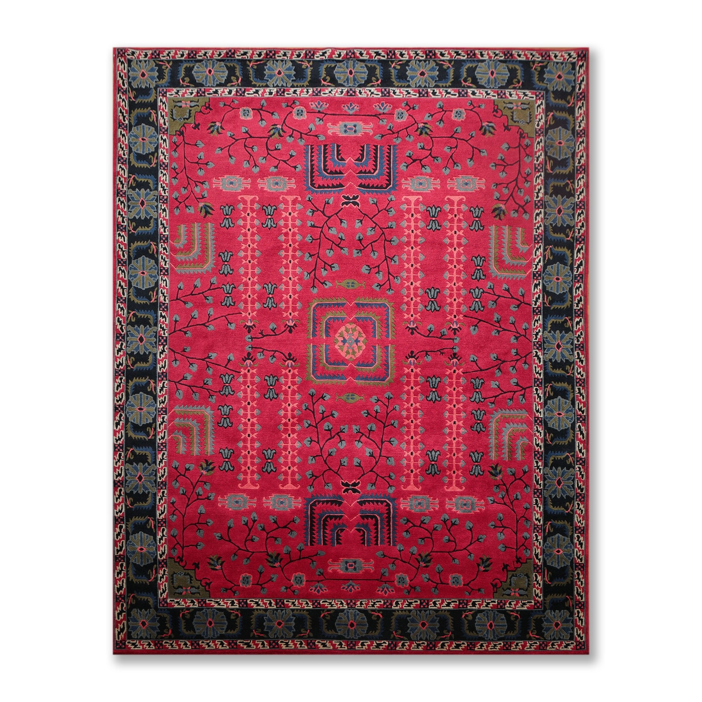 Costikyan Hand Knotted Wool Sharistan Tibetan Oriental Area Rug 9 X12 9 X 12 Overstock 25558008