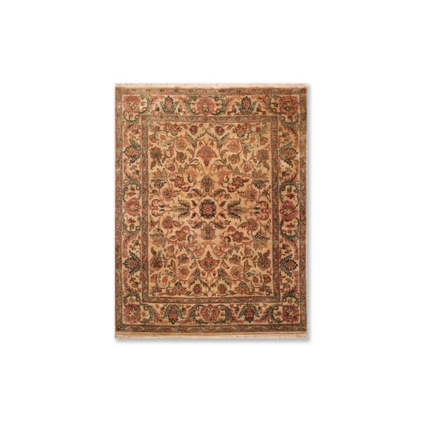 Hand Knotted Wool Indo Persian Area Rug 8 X10 8 X 10 Overstock 25558066