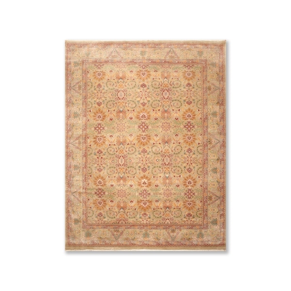 Pure Wool 250 KPSI Hand Knotted Persian Oriental Area Rug (8'x10') - 8' x 10'