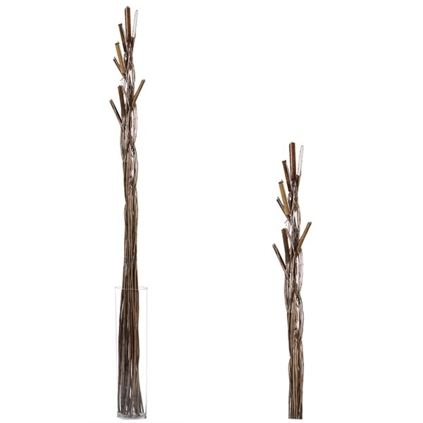 Essential Decor & Beyond Floor Willow Bunch Tree EN70017 - Brown - 60 x 5 x 5