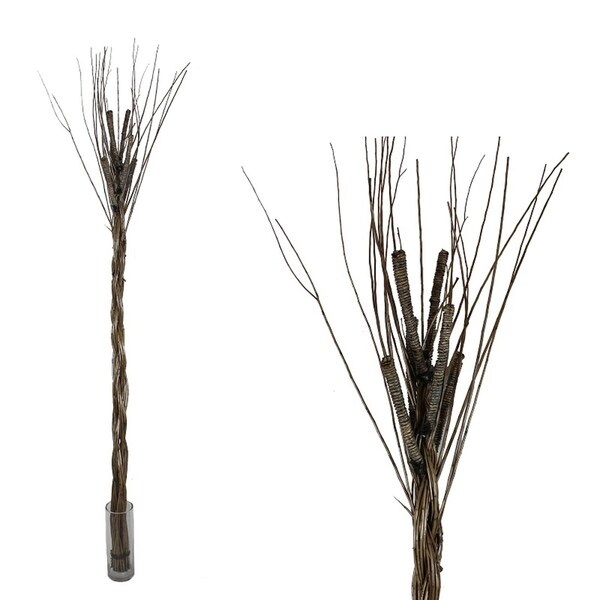 Essential Decor & Beyond Stick Bunch Desktop Grass EN70038 - Brown - 70 x 5 x 5