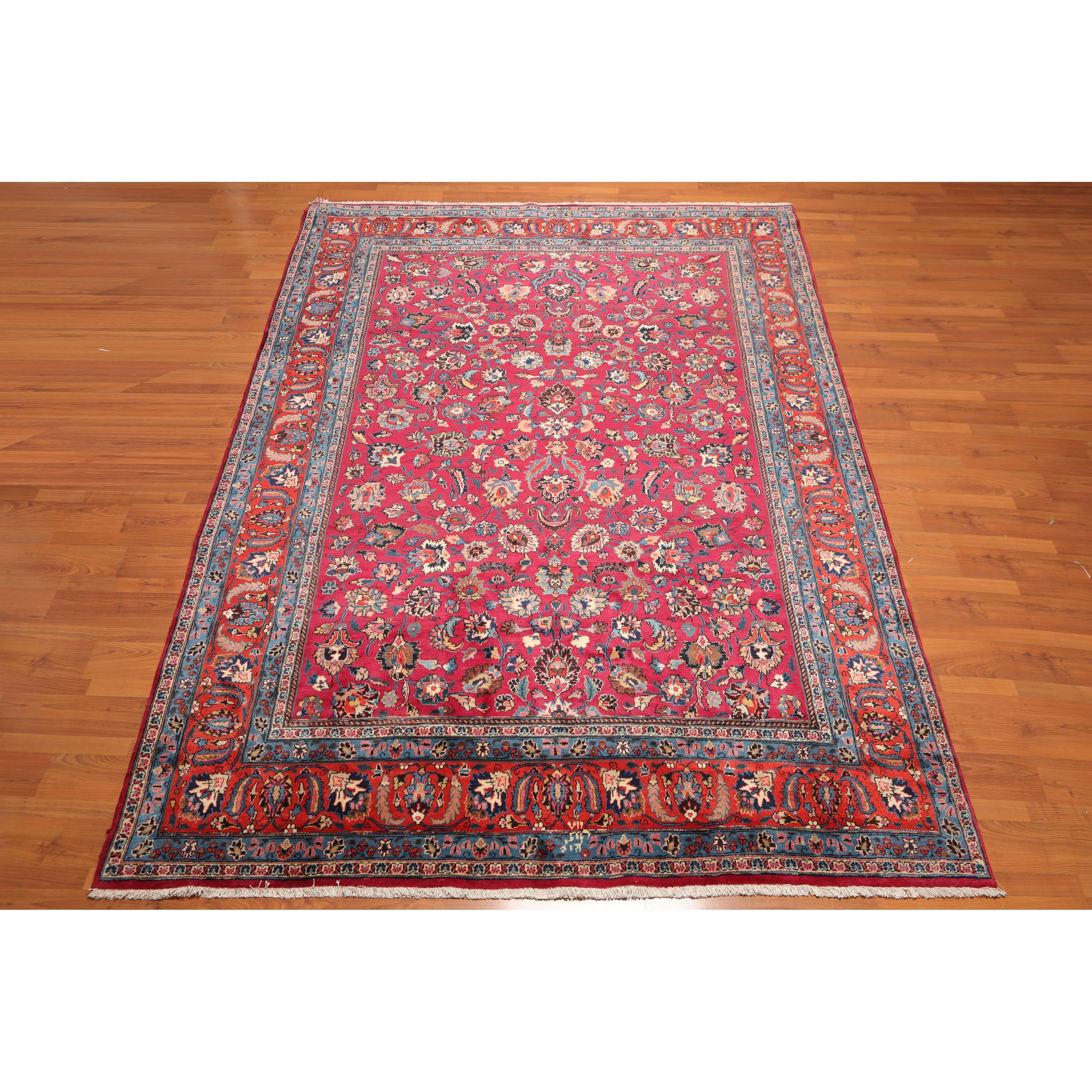 Authentic Khorassan 200 KPSI Hand Knotted Wool Persian Oriental Area