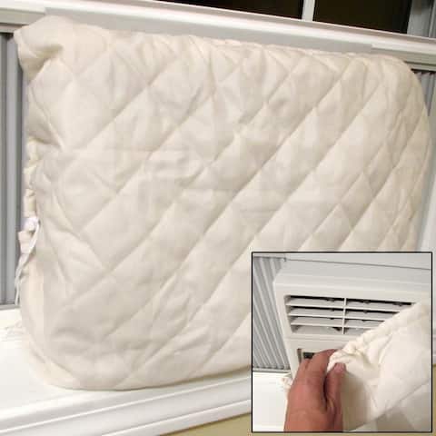 Evelots Window Air Conditioner Cover-Indoor-Quilted-Heat Stays in-Cold Air Out