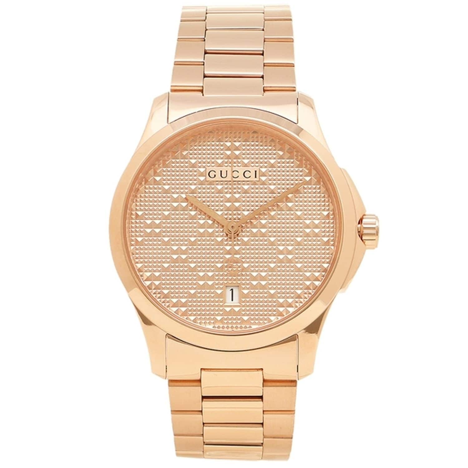 gucci gold watch mens