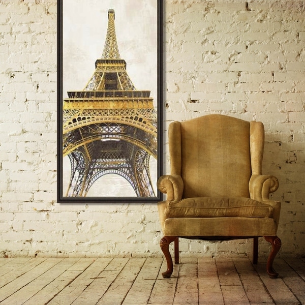 eiffel tower print chair