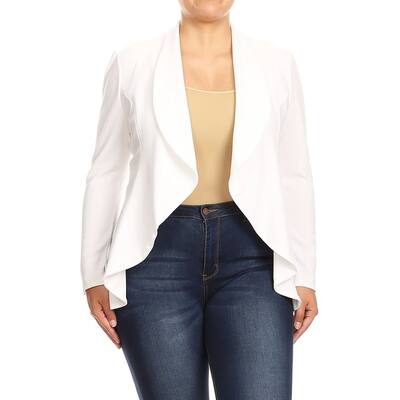 Buy Off White Women S Plus Size Blazers Jackets Sale Online At Overstock Our Best Women S Plus Size Clothing Deals