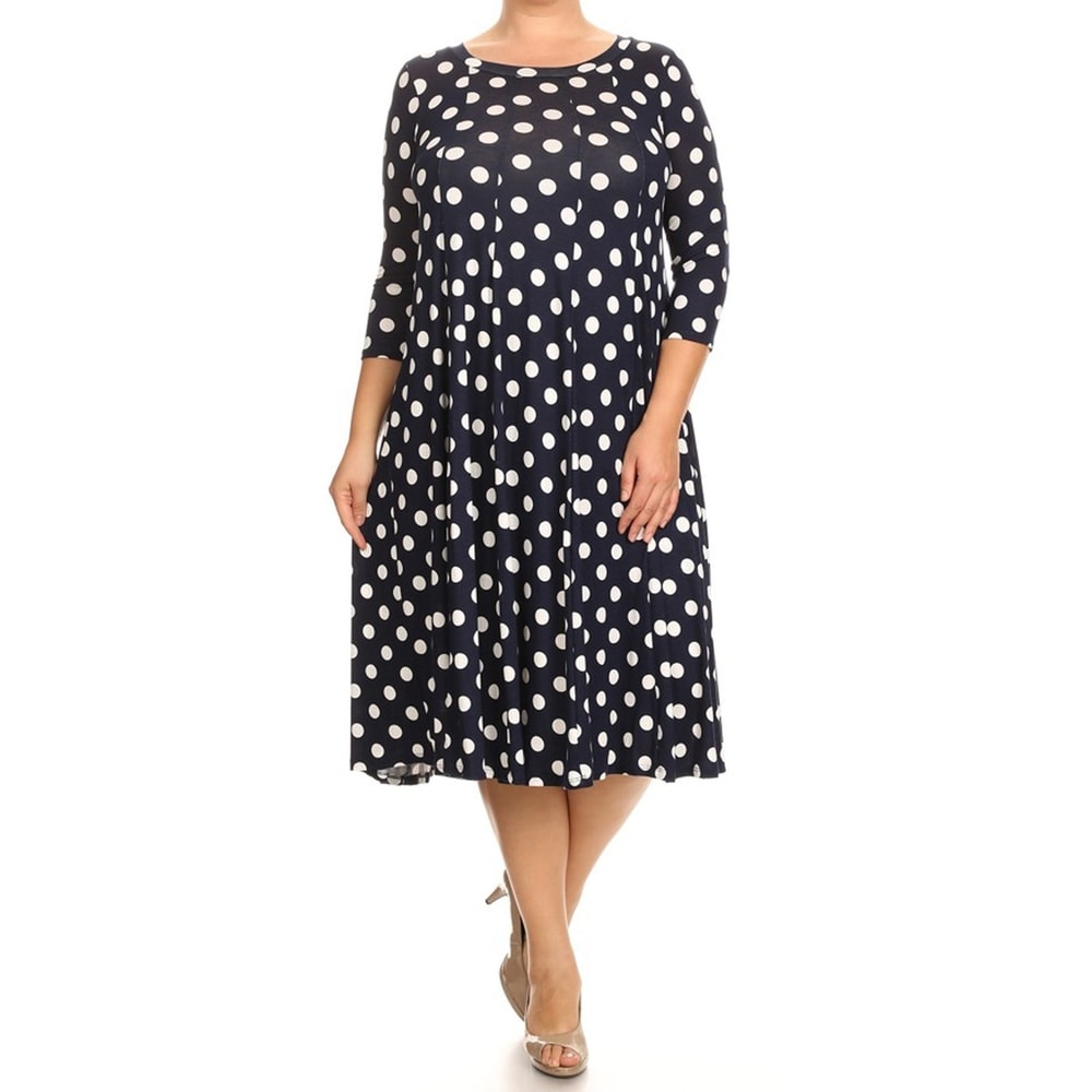 plus size a line summer dresses