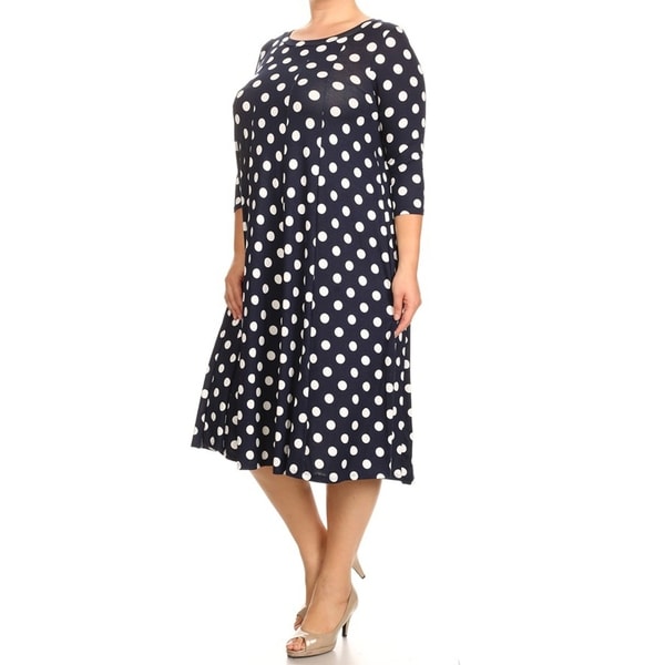 a line midi dress plus size