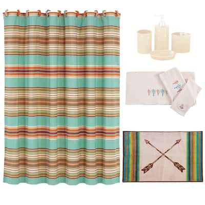 HiEnd Accents Serape 21 Piece Bath Collection
