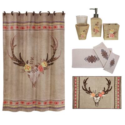 HiEnd Accents Desert Skull 20 Piece Bath Collection