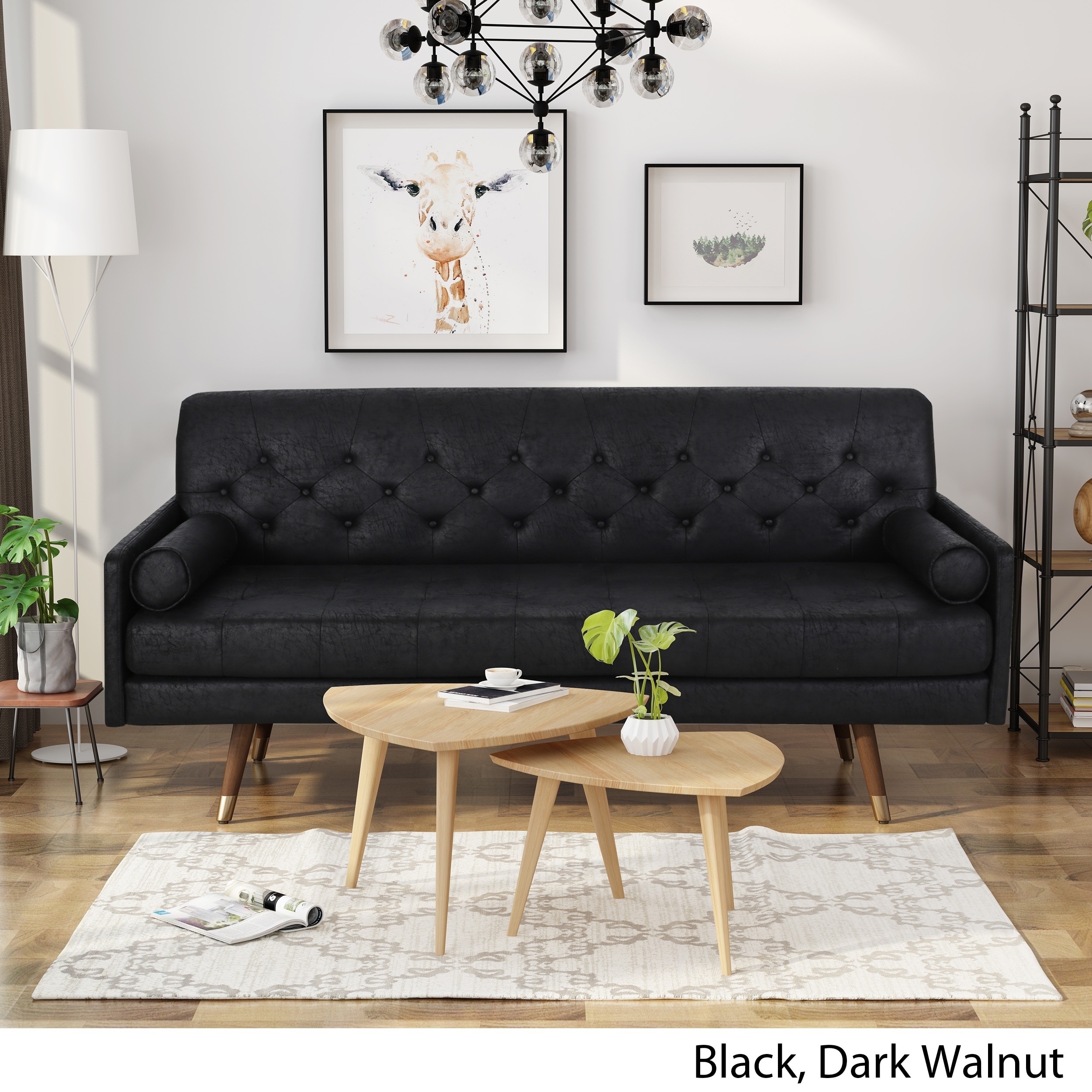 Shop Caplan Traditional Microfiber Sofa By Christopher Knight Home