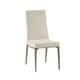 preview thumbnail 6 of 8, Madison Park Callaway Cream Dining Side Chairs (Set of 2) - 17.5"w x 23.5"d x 38"h