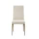 preview thumbnail 3 of 8, Madison Park Callaway Cream Dining Side Chairs (Set of 2) - 17.5"w x 23.5"d x 38"h