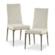 preview thumbnail 2 of 8, Madison Park Callaway Cream Dining Side Chairs (Set of 2) - 17.5"w x 23.5"d x 38"h