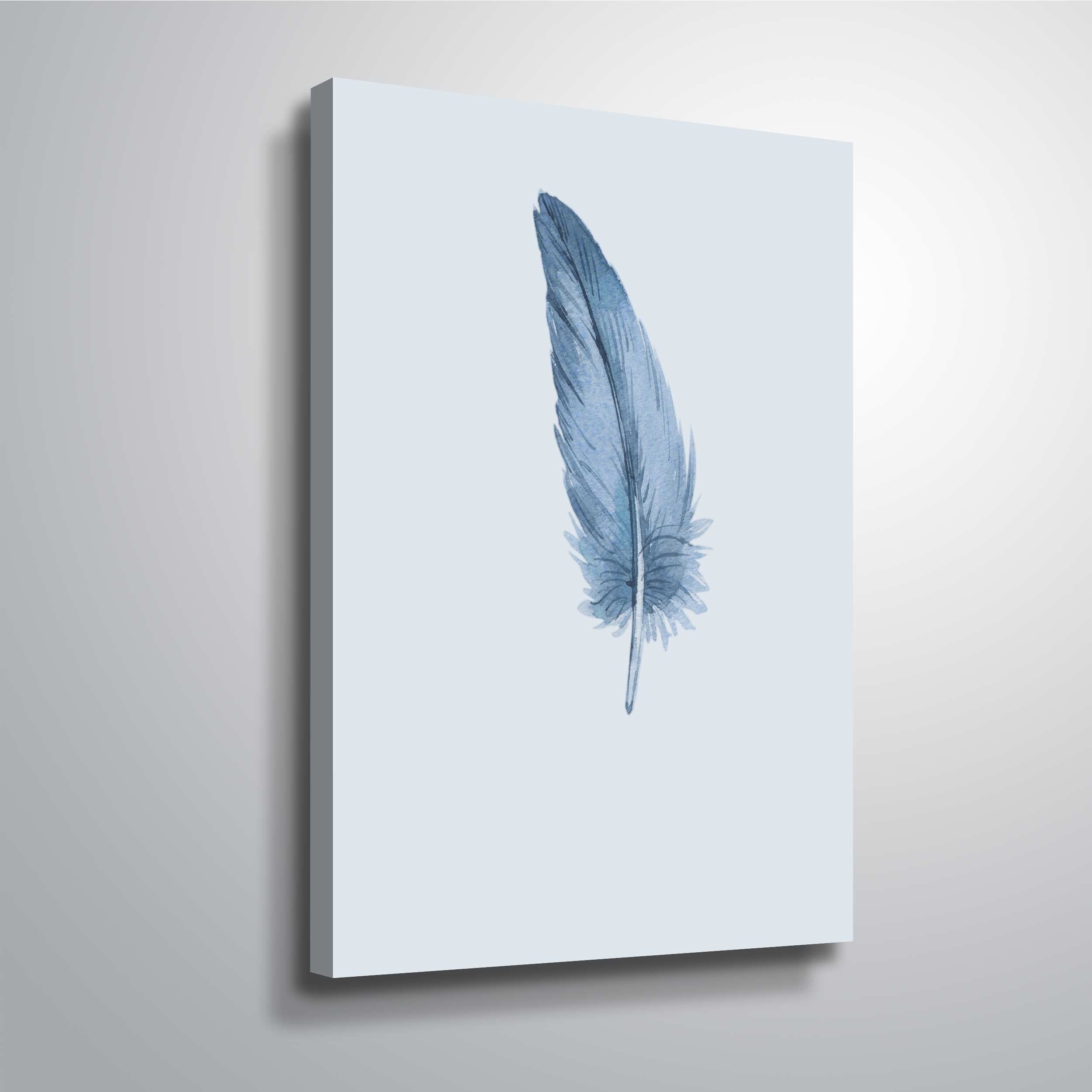 ArtWall 'Feather 01' Gallery Wrapped Canvas