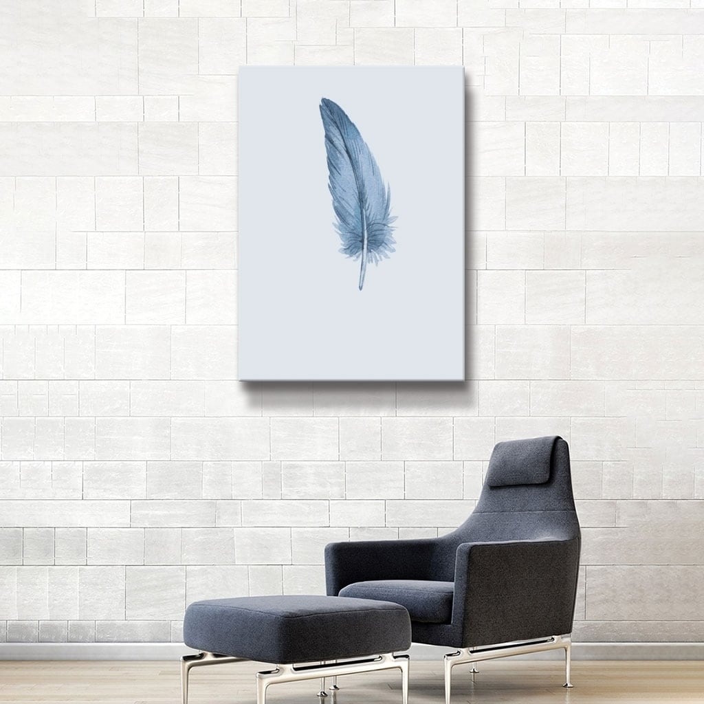 ArtWall 'Feather 01' Gallery Wrapped Canvas