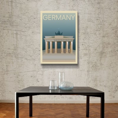 ArtWall 'Germany' Gallery Wrapped Canvas