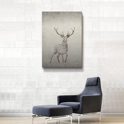 ArtWall 'Deer' Gallery Wrapped Canvas