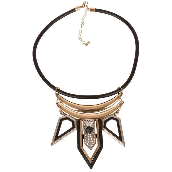 Gold Black Statement Necklace Black And Golden Drop Length Inches 50 Cms Overstock Gold Black Statement Necklace Black And Golden Drop Length Inches 50 Cms Overstock
