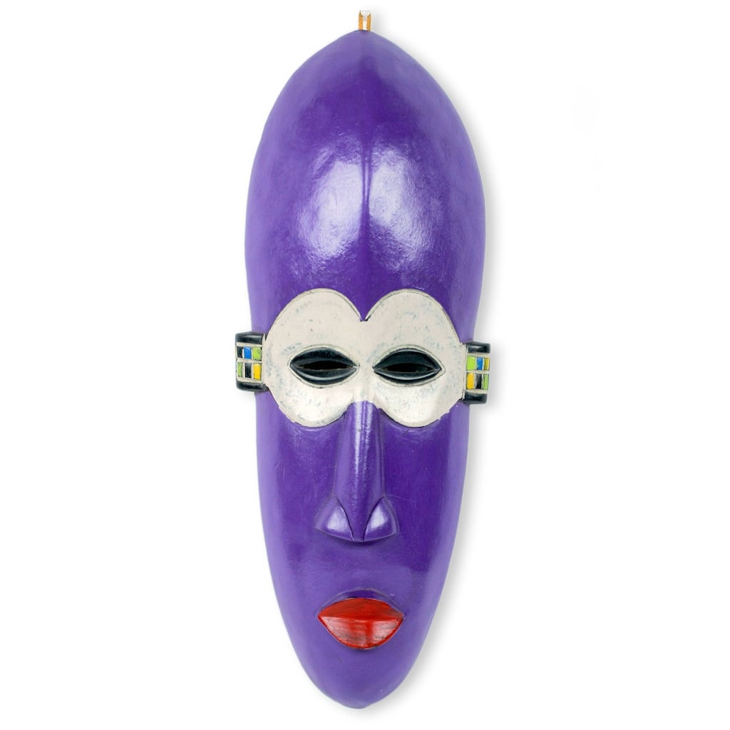 Handmade Lady Serwaa African Mask (Ghana)