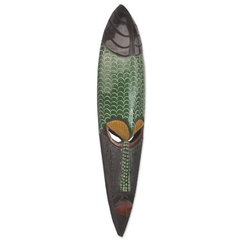 Handmade Greatness African Wood Mask (Ghana)