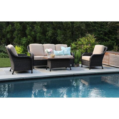 Sycamore 4 Piece Deep Seating with Sunbrella Fabric