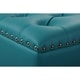 preview thumbnail 20 of 34, Chic Home Remi Square Tufted Faux Leather/Acrylic Ottoman