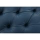 preview thumbnail 25 of 34, Chic Home Remi Square Tufted Faux Leather/Acrylic Ottoman