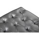 preview thumbnail 34 of 34, Chic Home Remi Square Tufted Faux Leather/Acrylic Ottoman