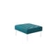 preview thumbnail 18 of 34, Chic Home Remi Square Tufted Faux Leather/Acrylic Ottoman