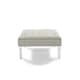 preview thumbnail 7 of 34, Chic Home Remi Square Tufted Faux Leather/Acrylic Ottoman White