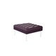 preview thumbnail 13 of 34, Chic Home Remi Square Tufted Faux Leather/Acrylic Ottoman