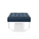 preview thumbnail 24 of 34, Chic Home Remi Square Tufted Faux Leather/Acrylic Ottoman