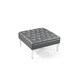 preview thumbnail 33 of 34, Chic Home Remi Square Tufted Faux Leather/Acrylic Ottoman