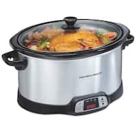 Hamilton Beach Programmable Defrost Slow Cooker, Cookers & Steamers, Furniture & Appliances