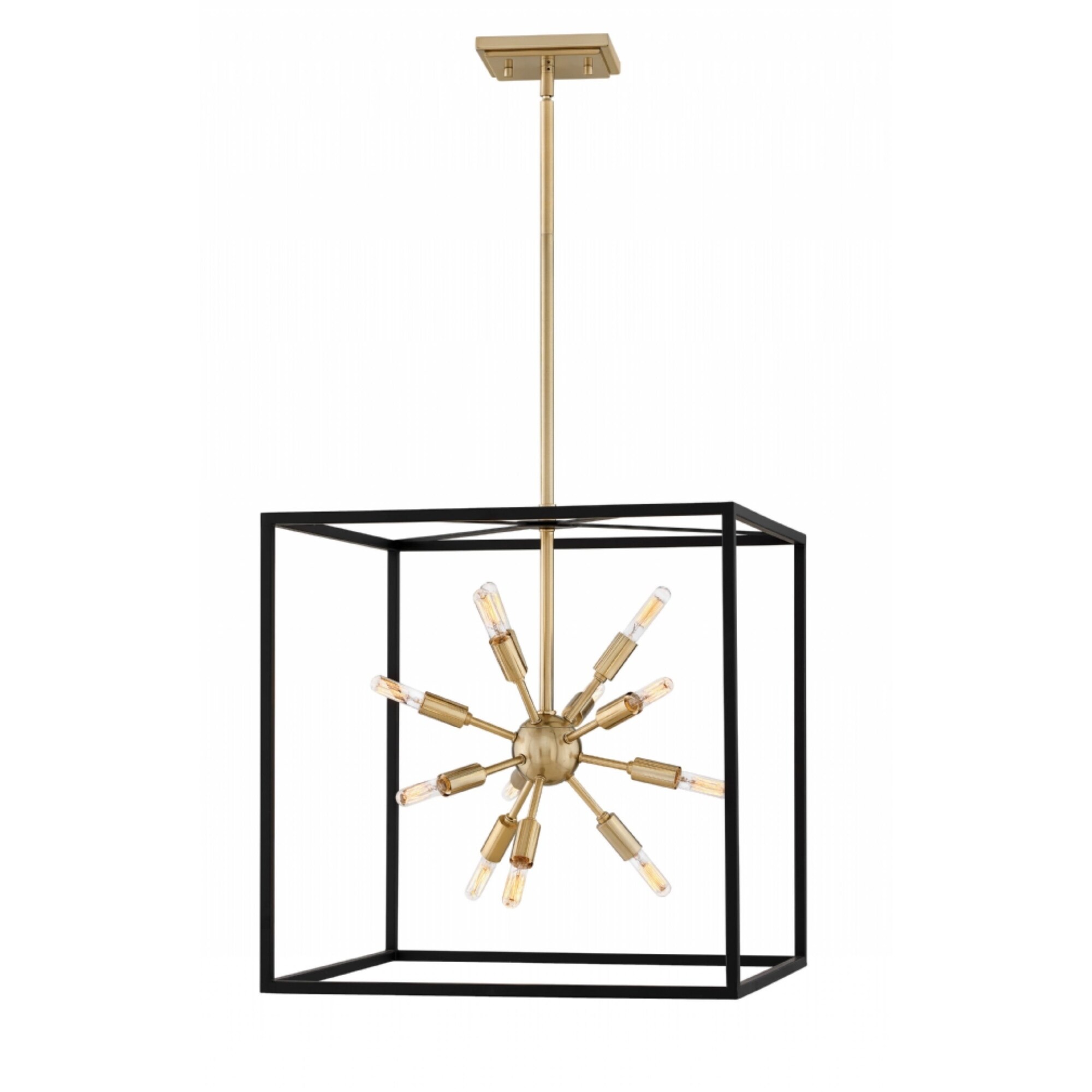 Hinkley Aros 12-Light Chandelier in Black - Chandeliers For Bedrooms by Overstock.com