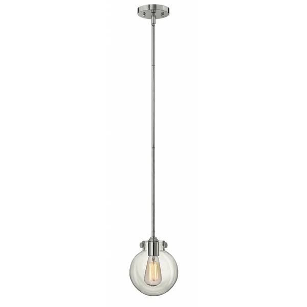 slide 1 of 1, Hinkley Congress 1-Light Mini Pendant in Chrome
