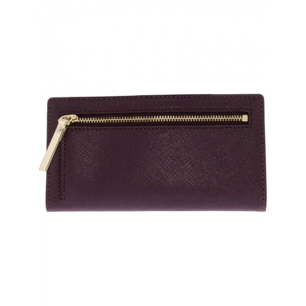 deep plum kate spade wallet