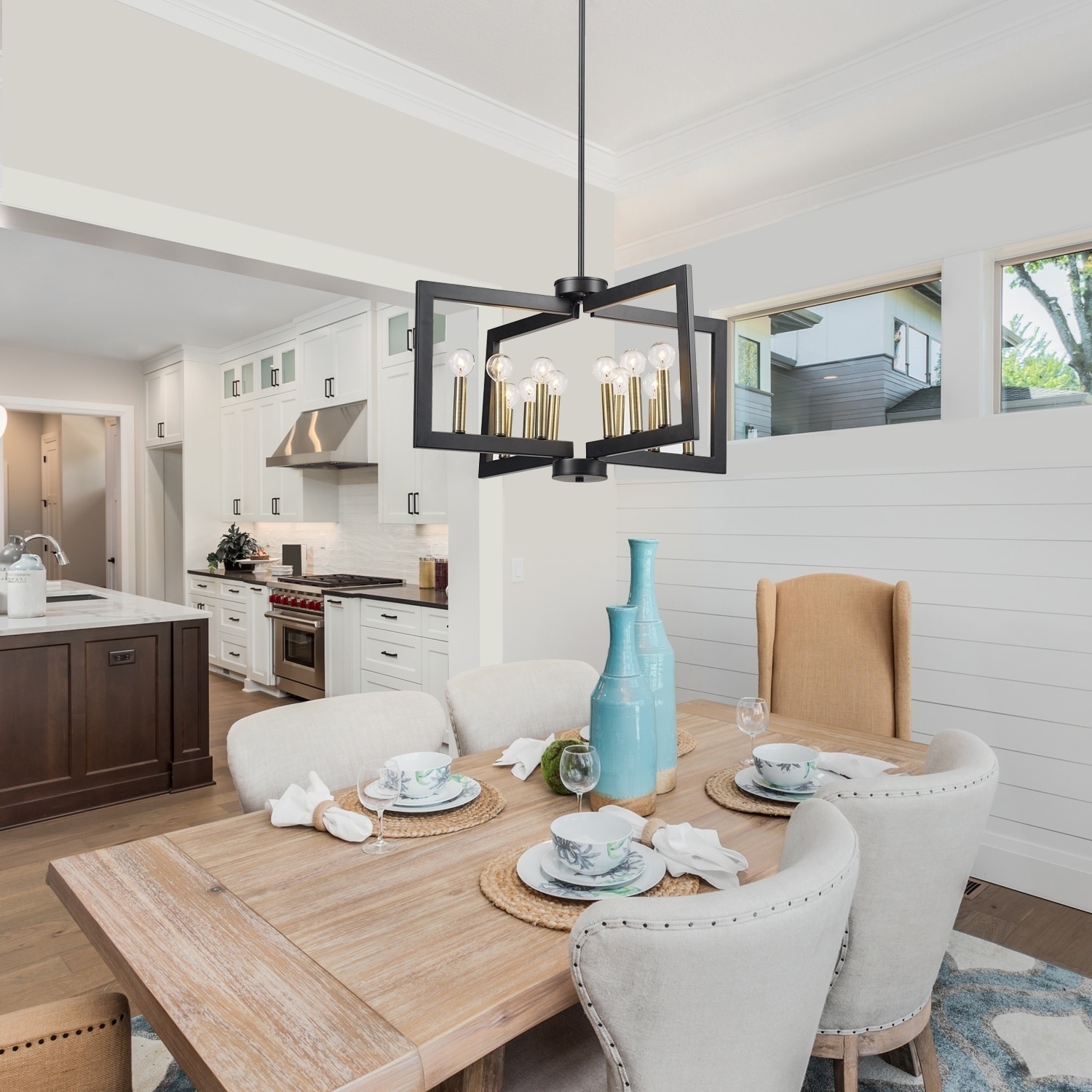 Strick & Bolton Lahauri 12-light Dark Bronze Chandelier - Chandeliers For Bedrooms by Overstock.com