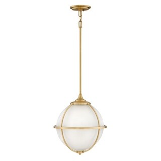 Hinkley Odeon 3-Light Pendant in Satin Brass